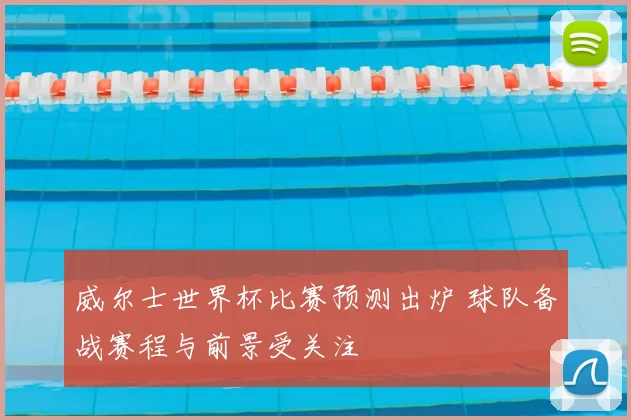 威尔士世界杯比赛预测出炉 球队备战赛程与前景受关注