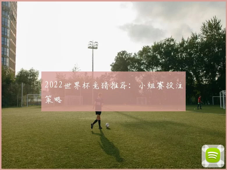 2022世界杯竞猜推荐:小组赛投注策略